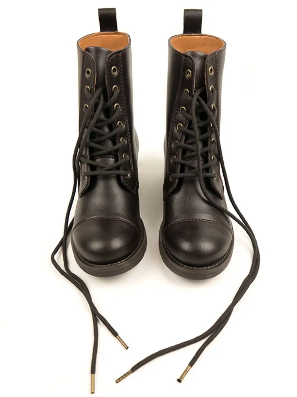 Women's Modern Utility Water Resistant Vegan Leather Everyday Boots