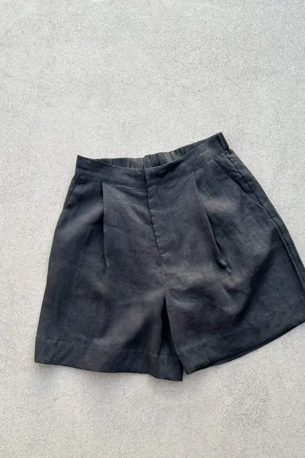 Smooth Fit Soft Linen Blend Shorts