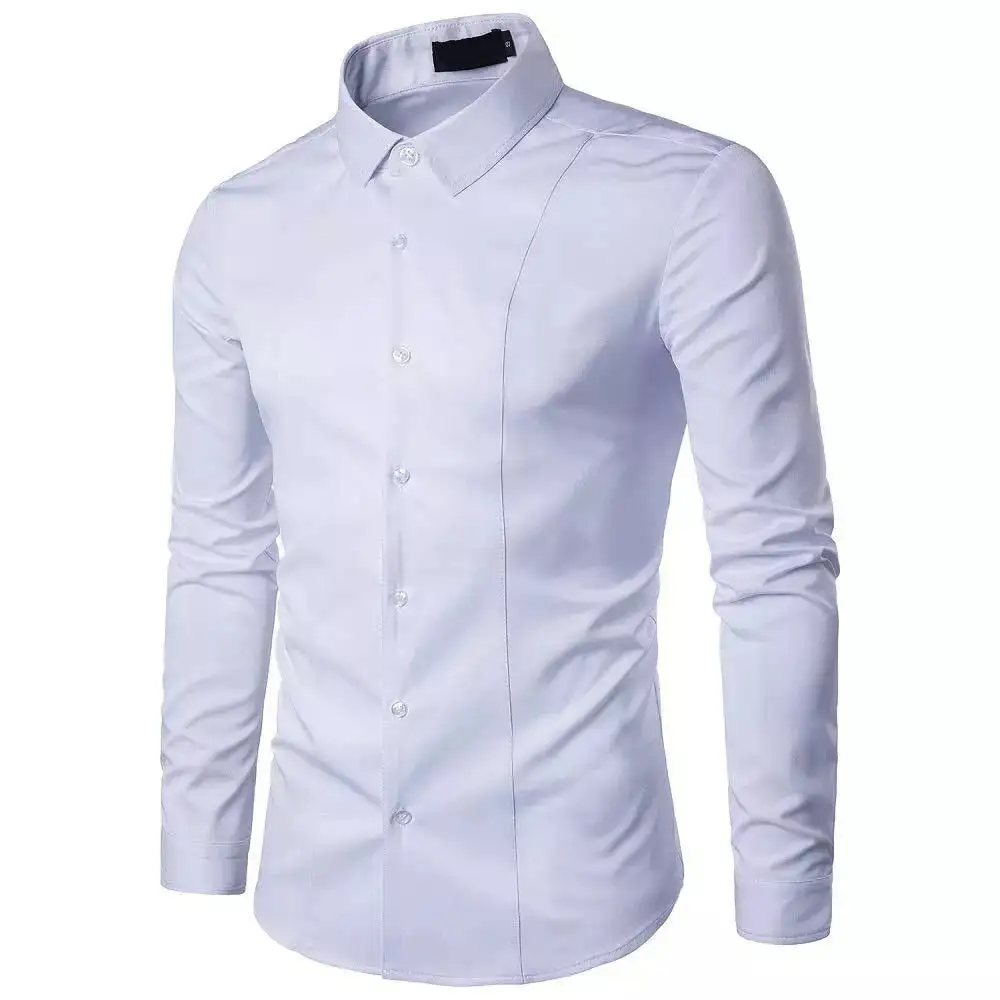 Everyday Long Sleeve Slim Fit Casual Dress Shirt
