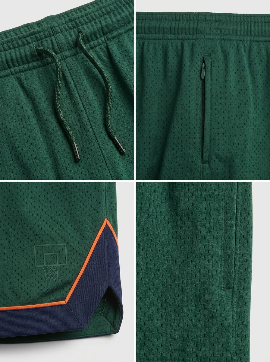 Modern Silhouette Men's Basketball Shorts