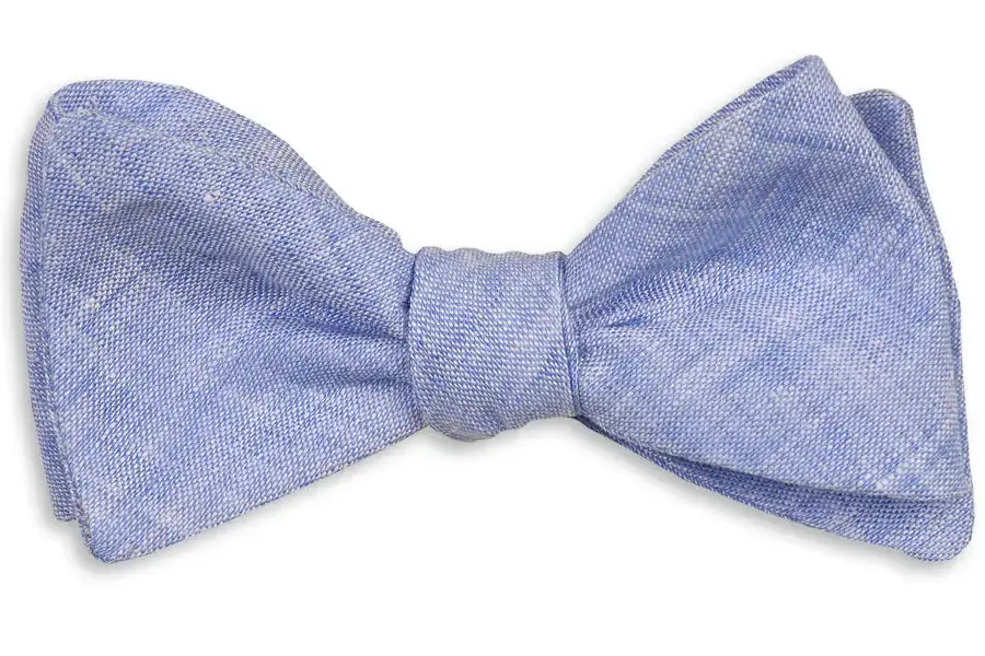 Refined Dress Linen Bow Tie