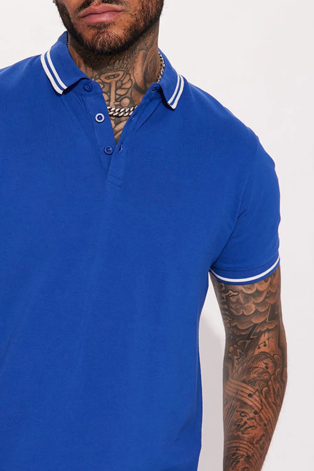 Royal Blue Short Sleeve Polo