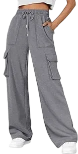 Womens Sweatpants Wide Leg