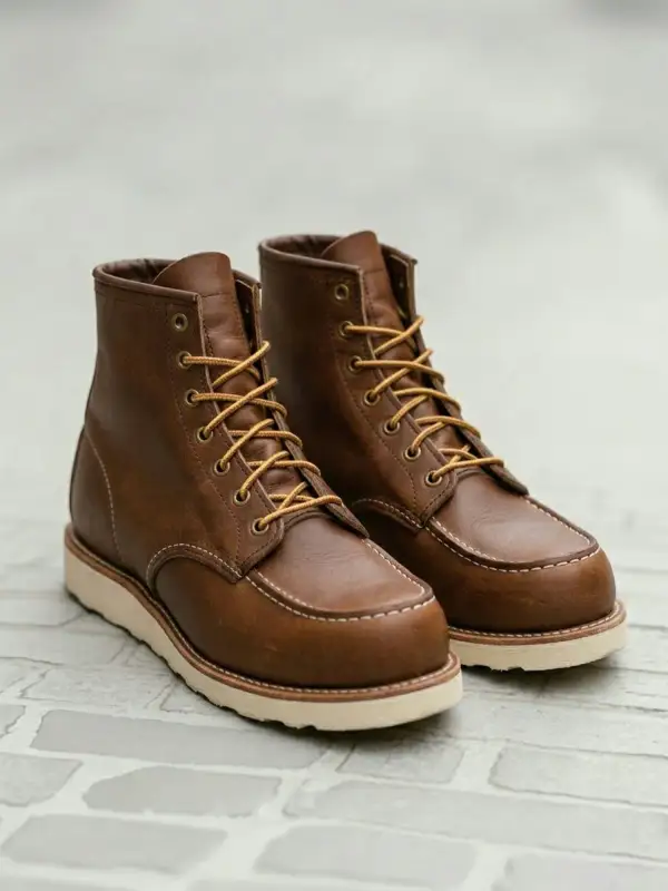 Goodyear Welt Vegan Leather Everyday Boots