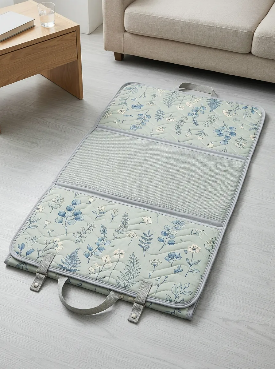 Botanical Floral Pattern Cooling Mat