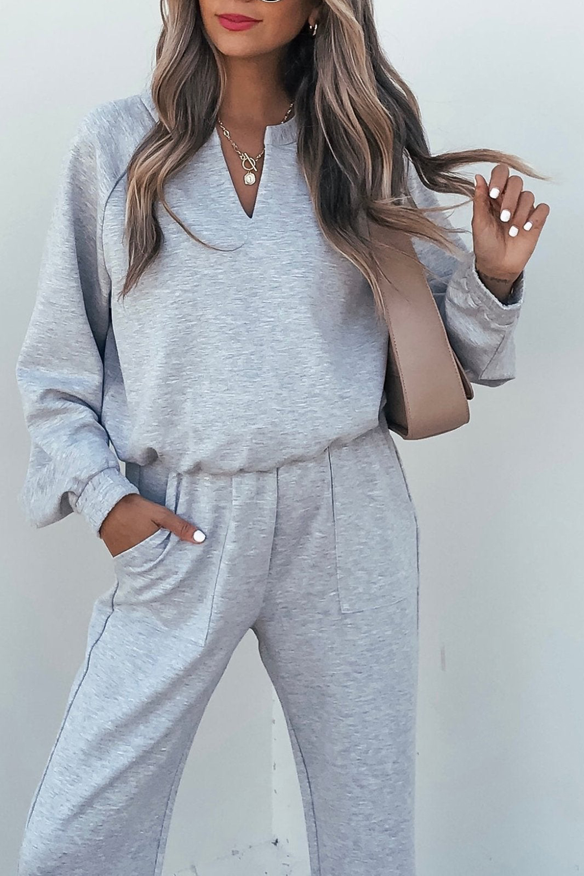 Active Grey Lounge Sweatshirt