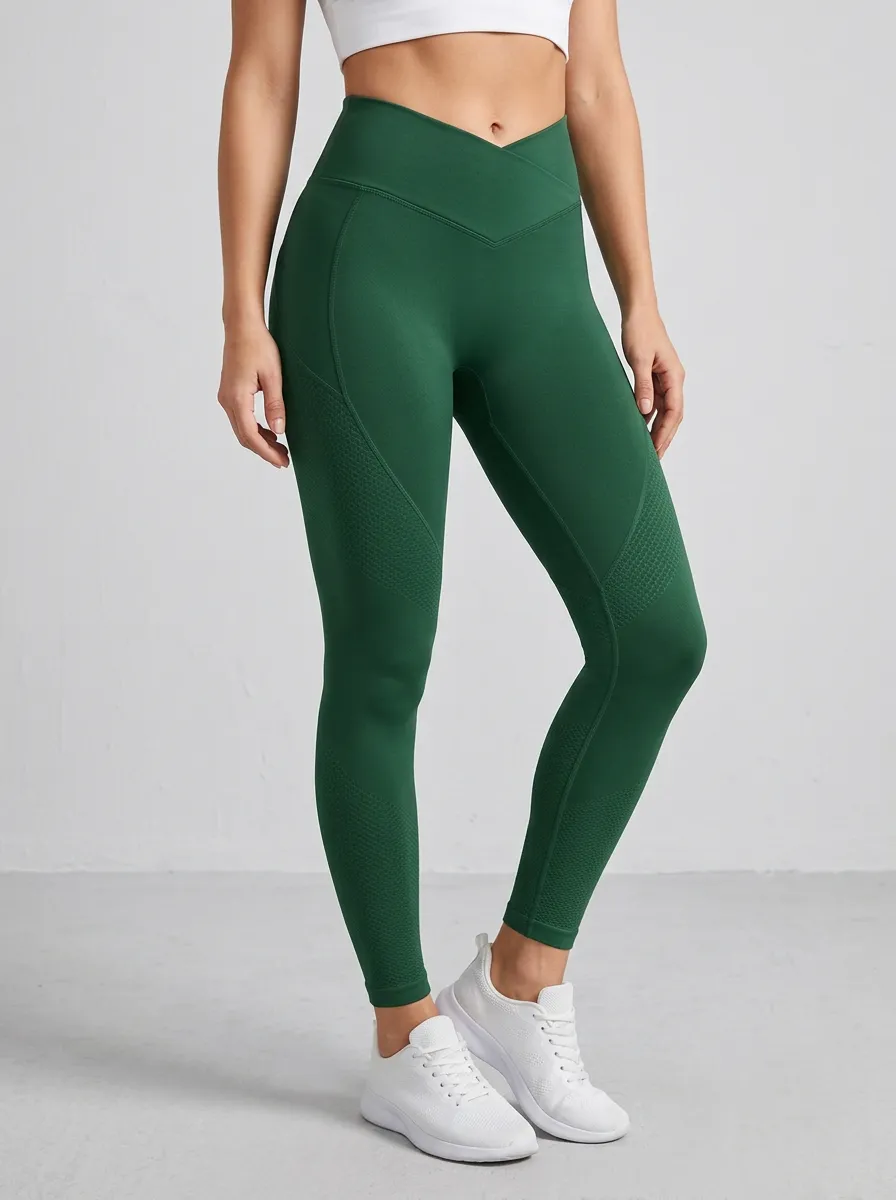 Sleek Seamless Pocket Detail Sculpting Leggings
