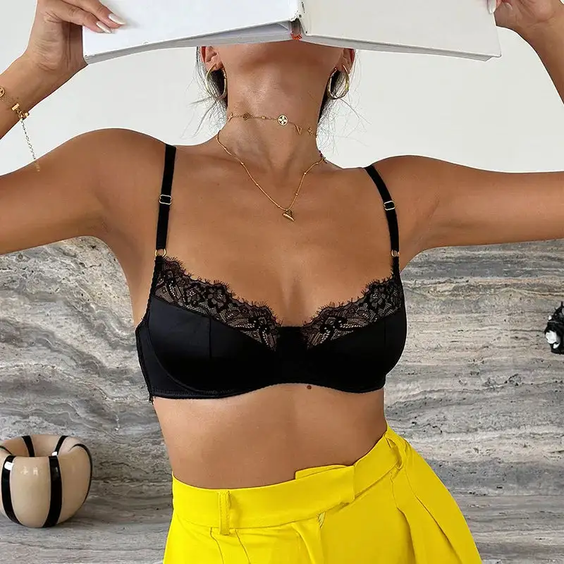 Lace Eyelash Bra