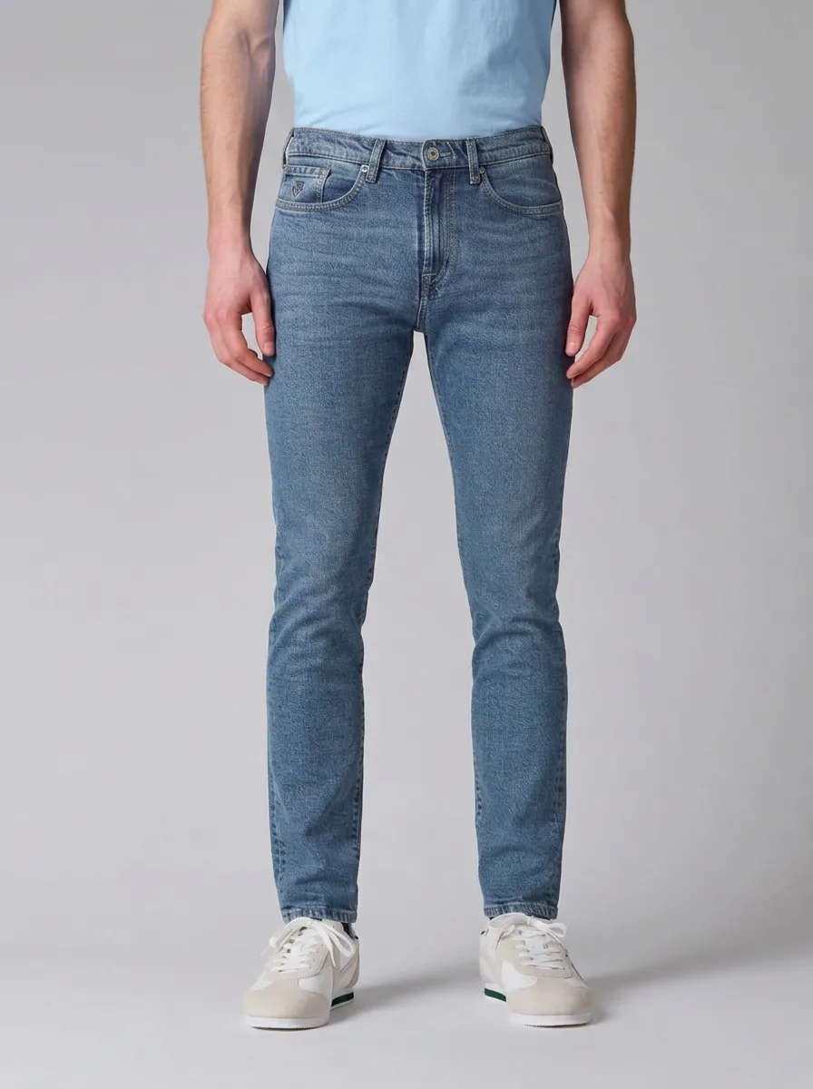 Men's Modern Comfort Casual Wear Stretch Denim Jeans