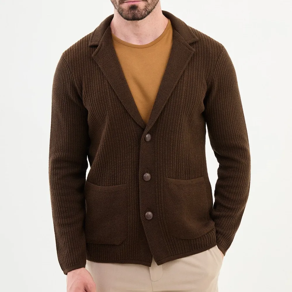 Refined Long Sleeve Knit Cardigan