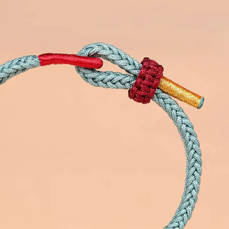 Handmade Wenchang Knot Braided Rope Bracelet