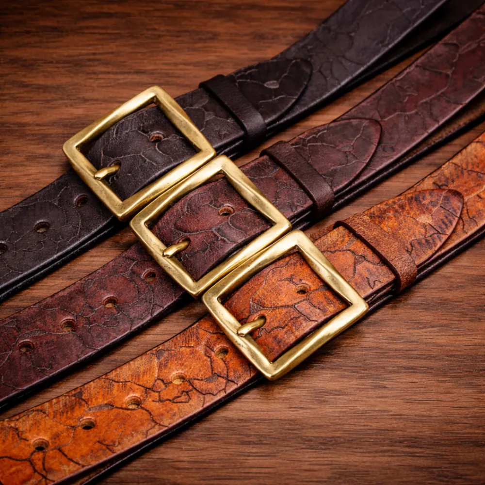 Crack Texture Vintage Belt