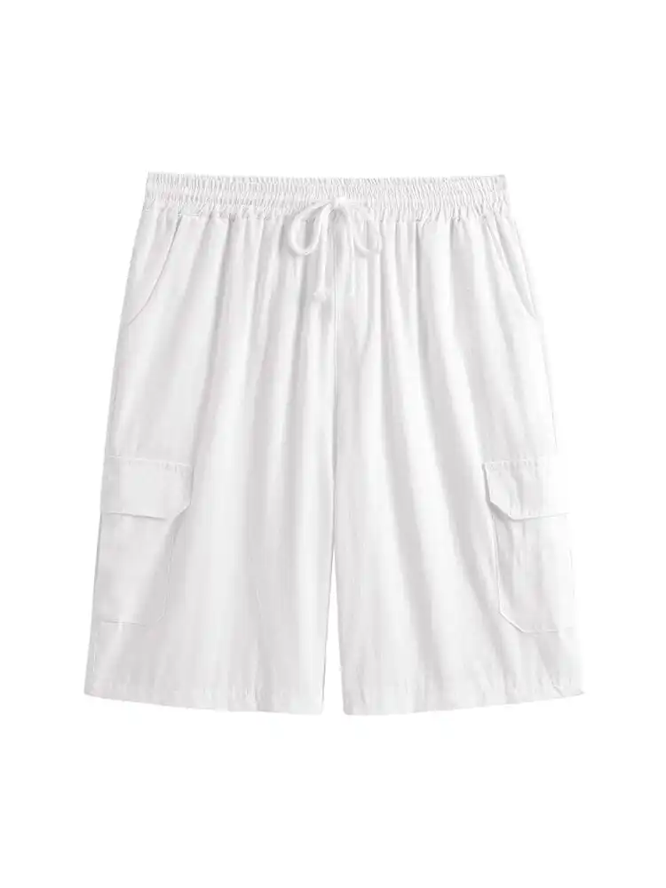 Linen Shorts with Pockets
