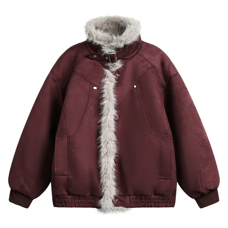 Mallard Plush High-Neck Jacket