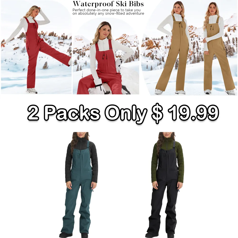 🔥❄️ Women’s Snow Bibs – Insulated, Waterproof & Ready for Winter Adventure | Winter Sale – Up to 50% OFF!