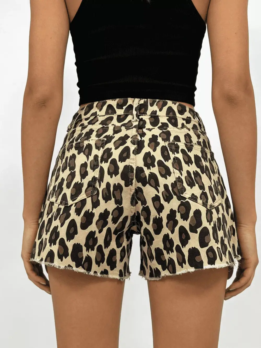 Utility High Waist Shorts