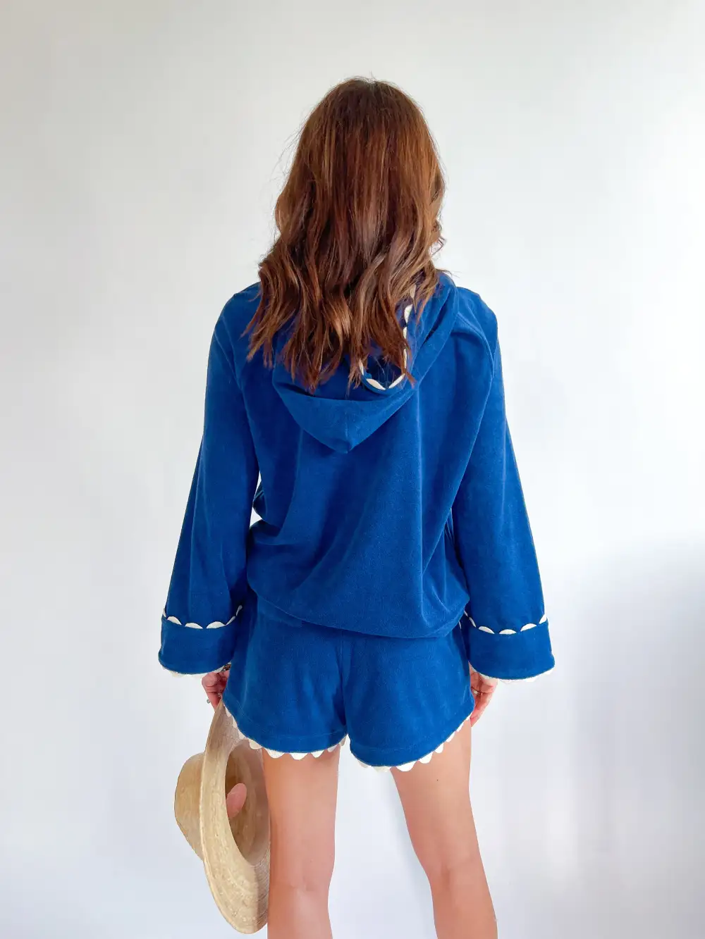 Textured Hooded Top
