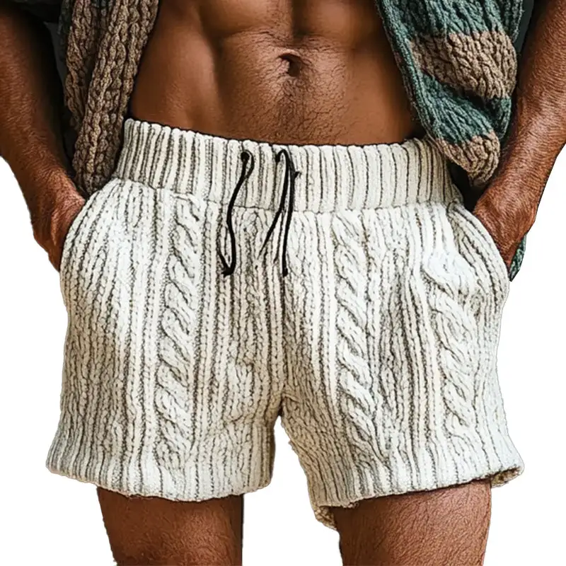 Knit Drawstring Shorts