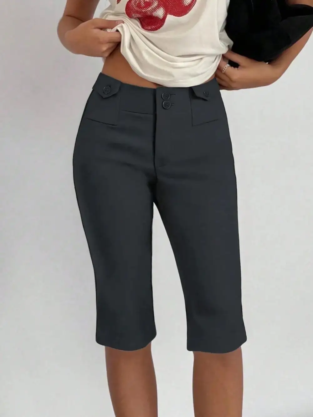 High-Waisted Shorts