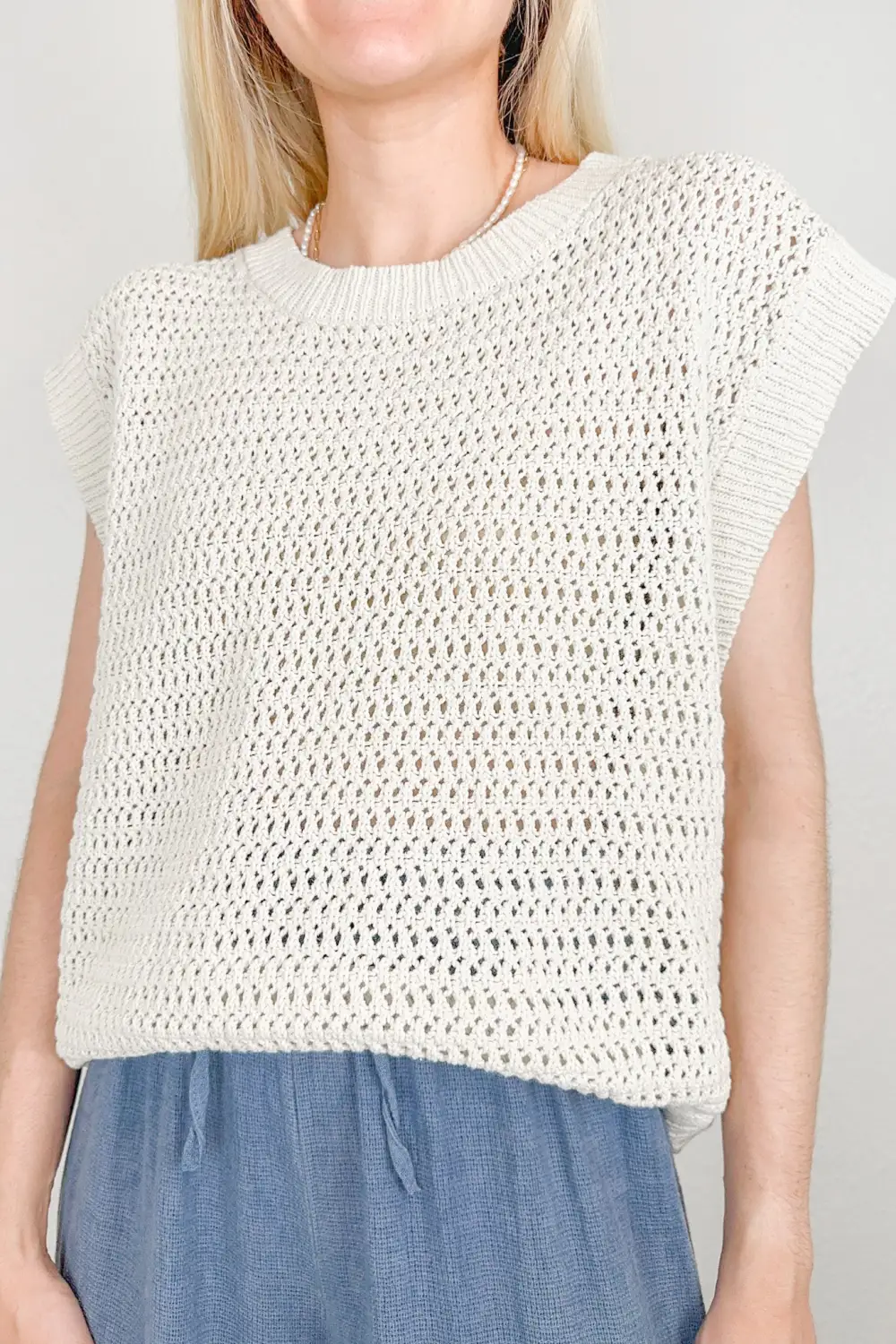 Soft Knit Sweater Vest