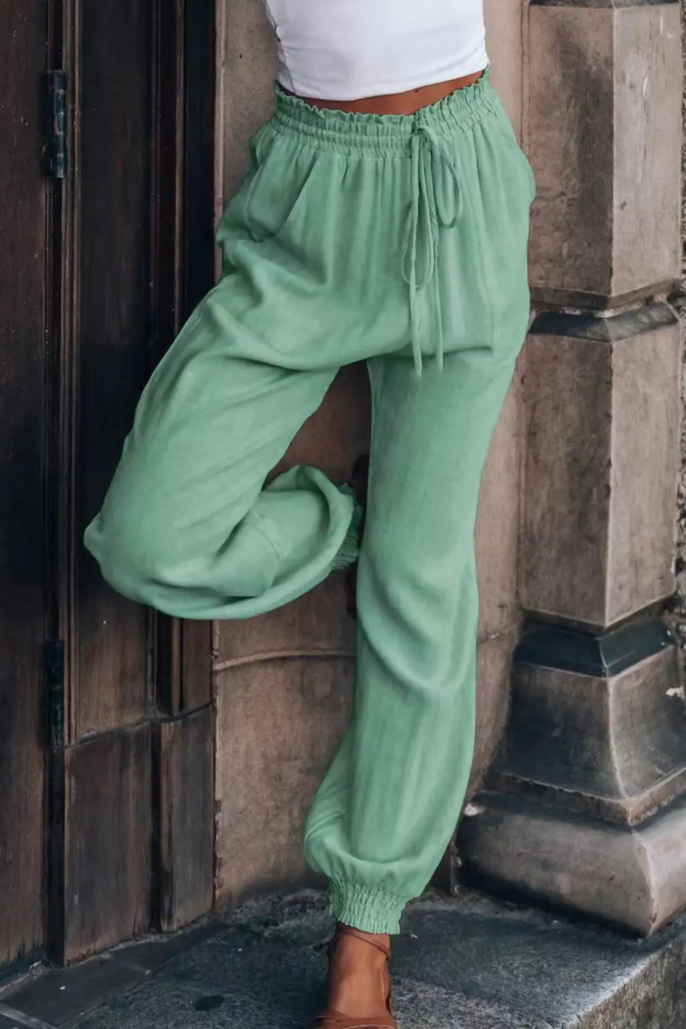 Relaxed Drawstring Everyday Pants