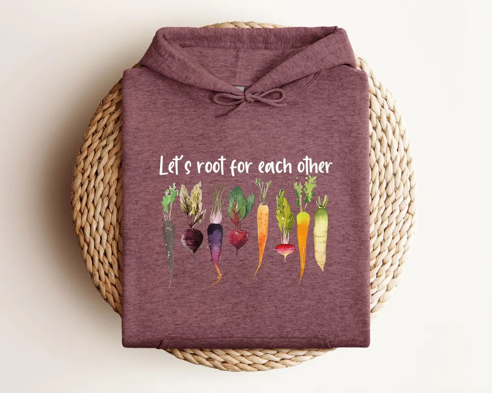 Garden Motto Graphic Pullover Hoodie