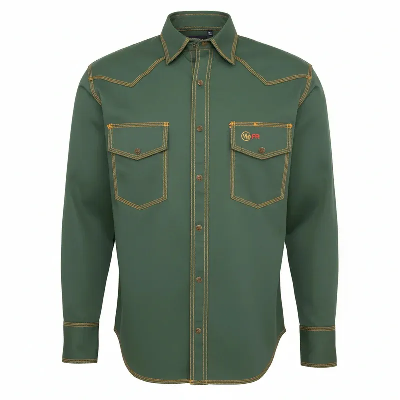 🔥𝗛𝗢𝗧 𝗦𝗔𝗟𝗘 - Men's FR Classic Western Welding Shirt