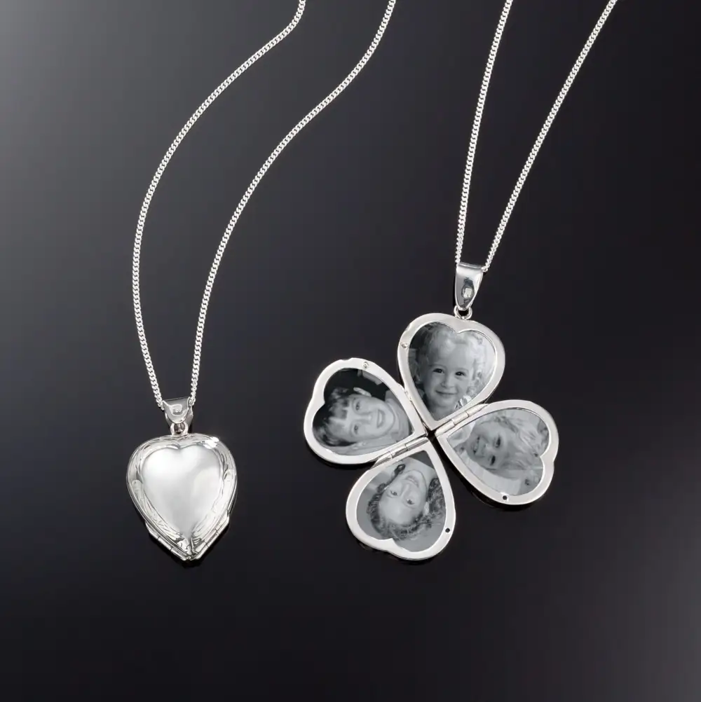 Leaf Locket Pendant Necklace