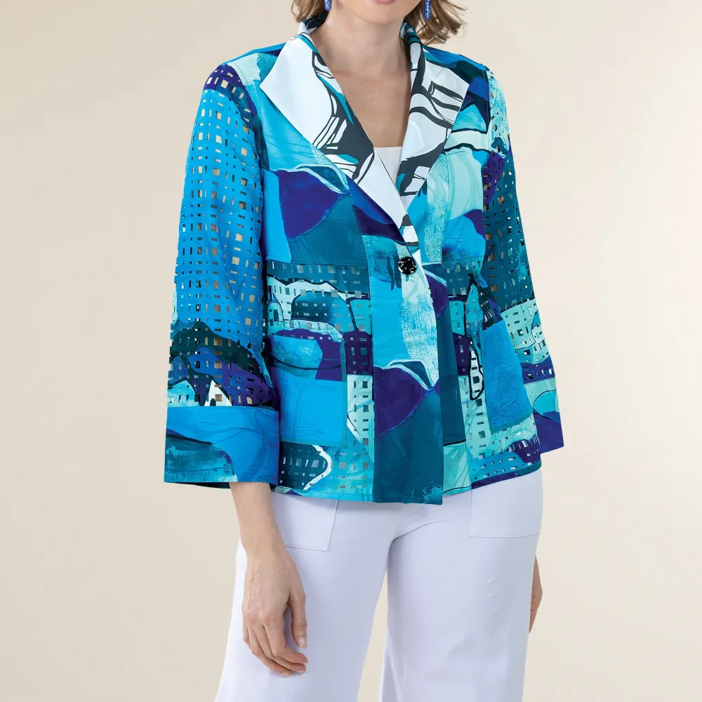 Reversible Cityscapes Jacket