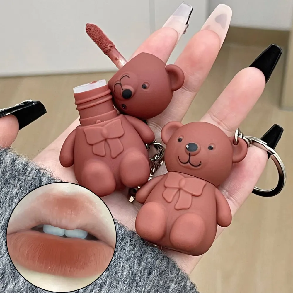 Little Bear Keychain Lipstick