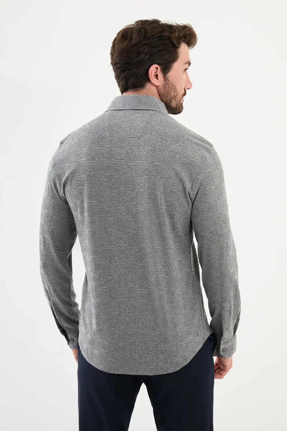 Everyday Hidden Button Slim Cotton Shirt