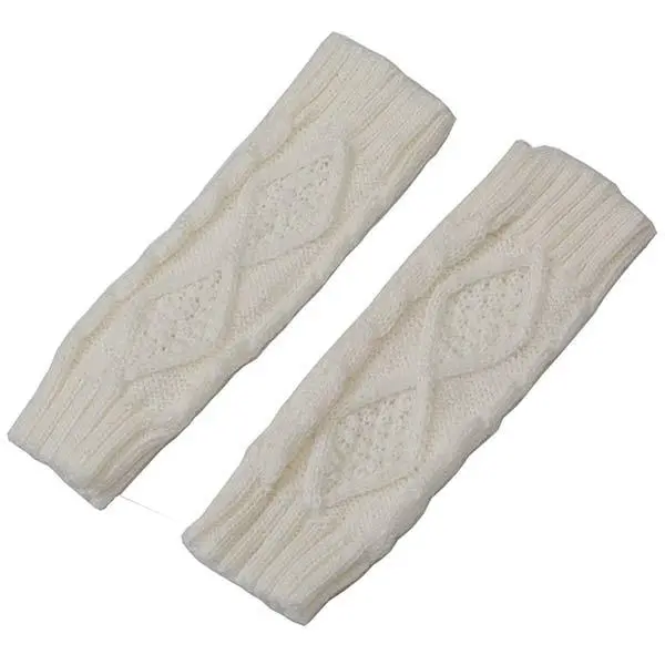 Knitted Wool Warm Half Finger Mitts 80899494C