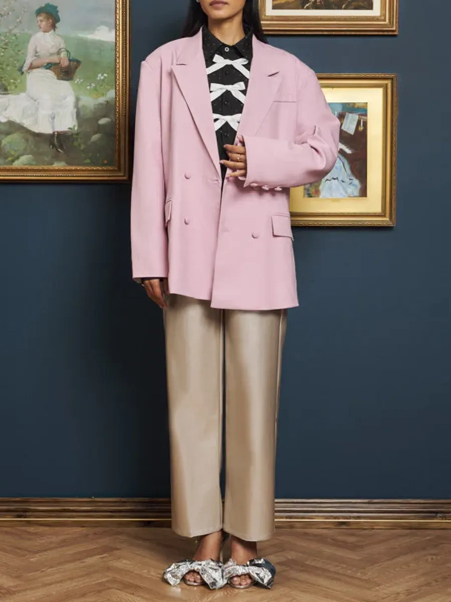 Daily Woven Long Sleeve Blazer