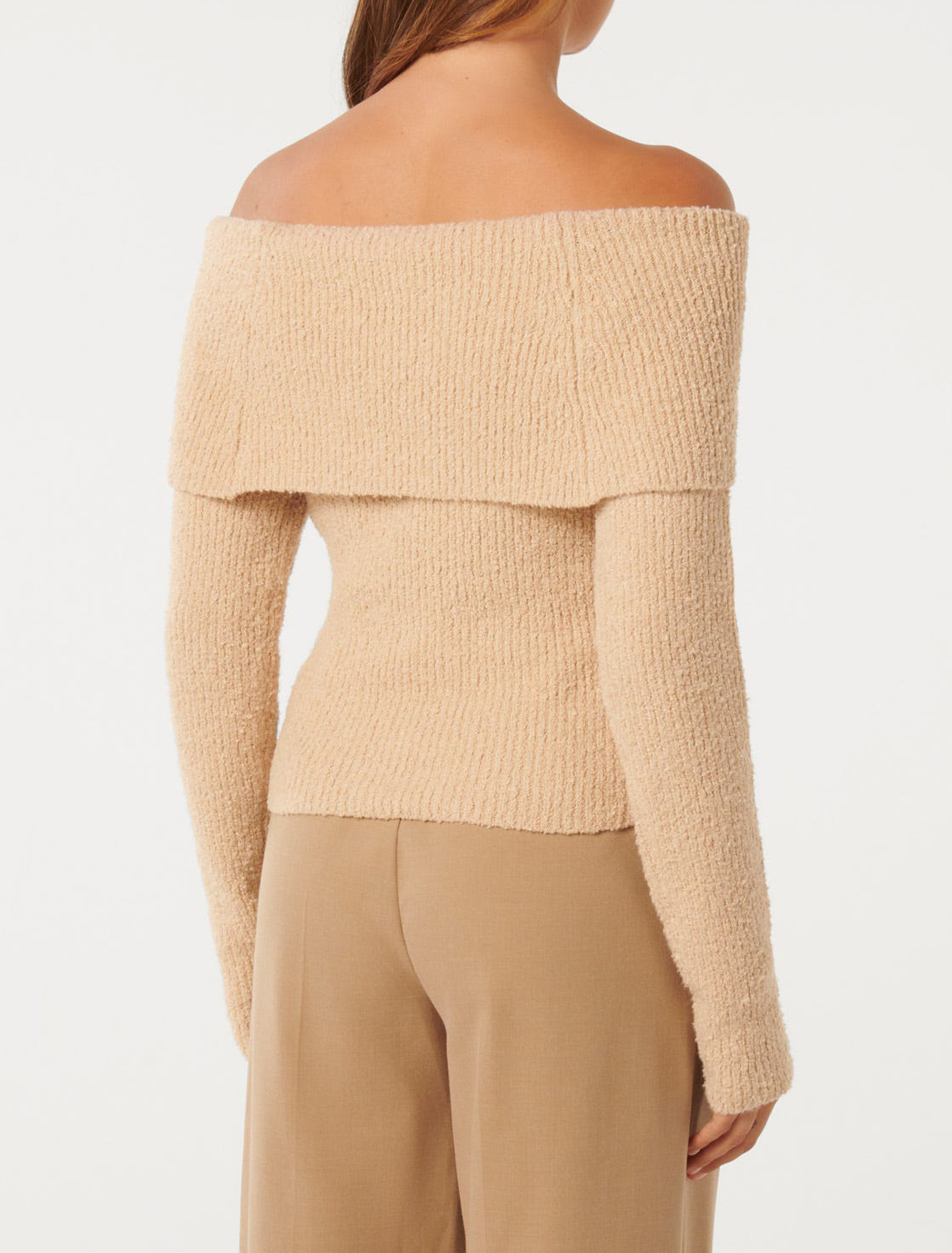 Boucle Bardot Sweater