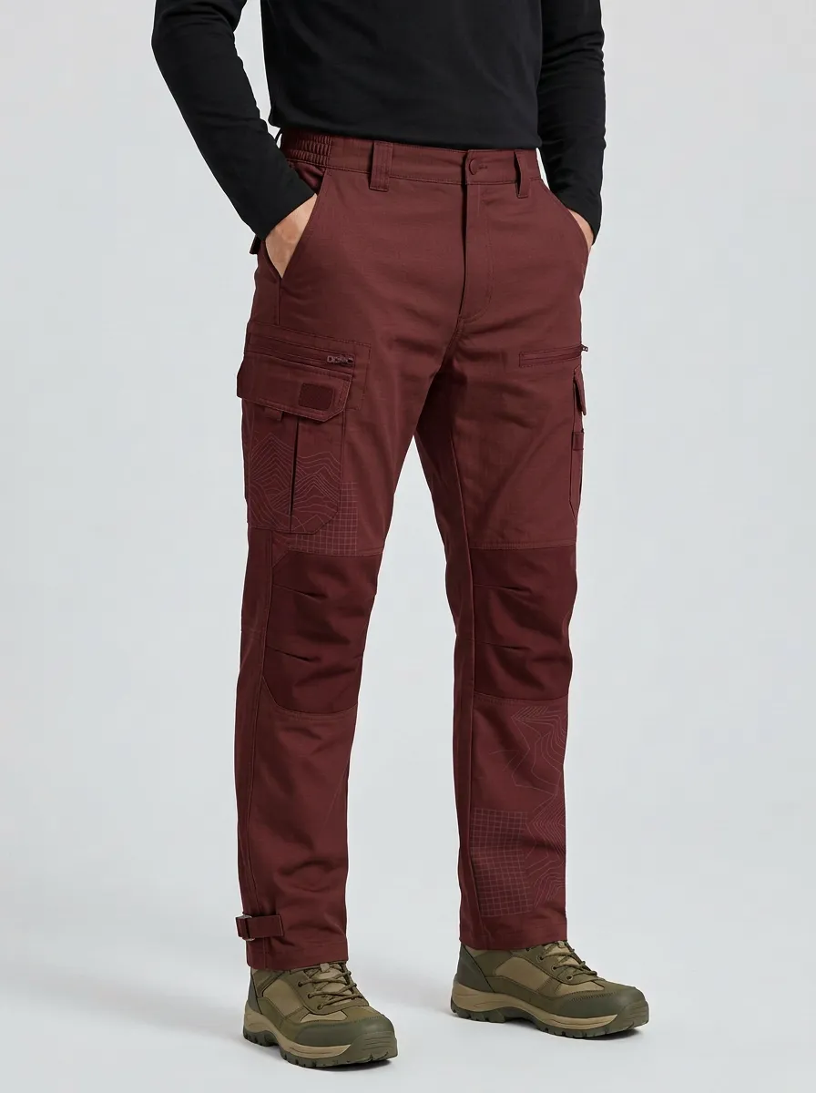 Unisex Tactical Utility Topographic Map Tactical Work Pants