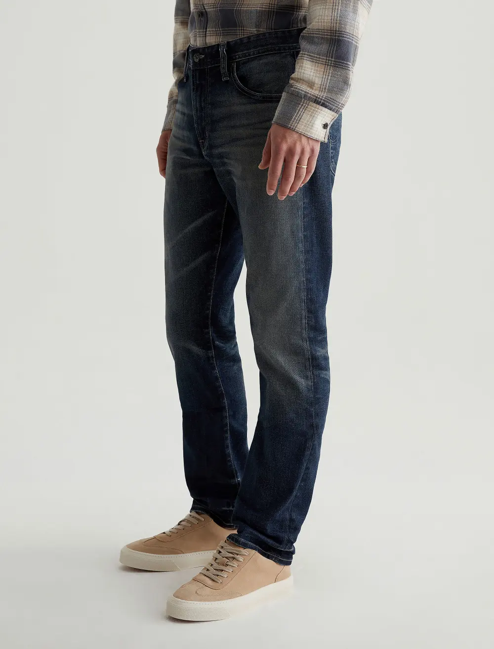 Men's Modern Straight Stretch Denim Jeans