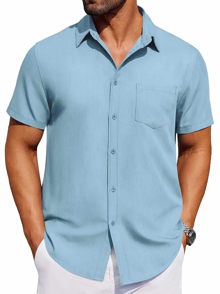 Casual Button Down Denim Shirt