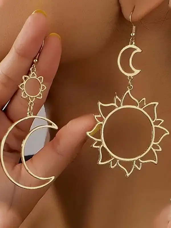 Graceful Linear Accent Earrings