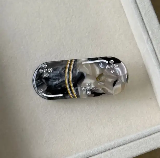 Pill Inspired Capsule Small Hair Clip