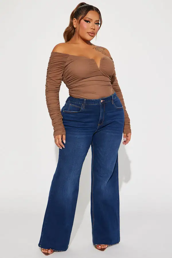 So Valid Stretch Wide Leg Jeans