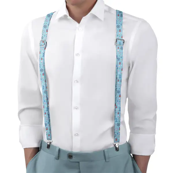 Sea Faring Theme Suspenders