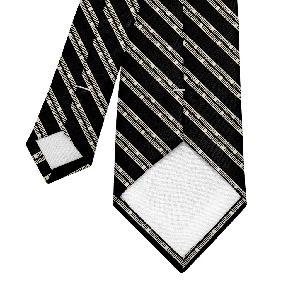 Refined Stripe Pattern Necktie
