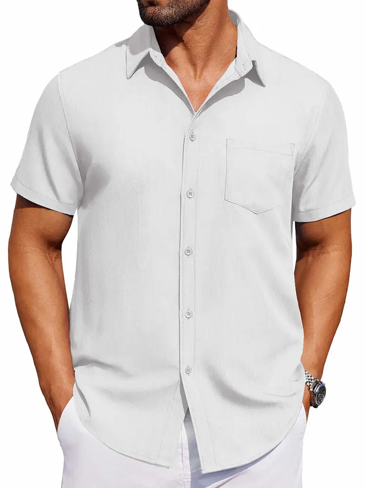 Casual Button Down Denim Shirt