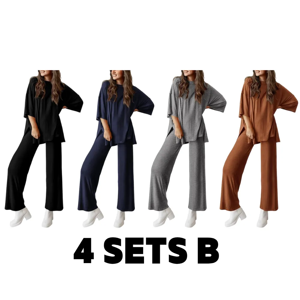 Women's 2-Piece Outfits Short Sleeve