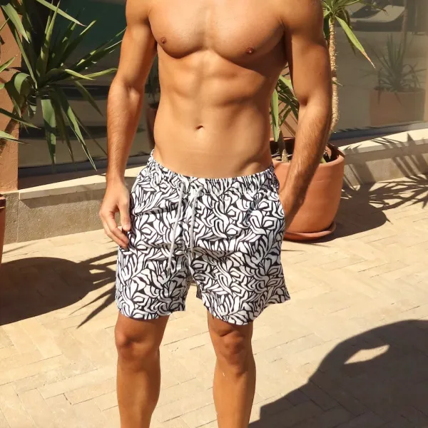 Tropic Noir Swim Shorts