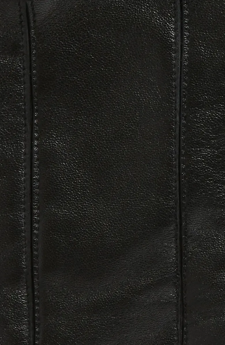 Spliced Leather Glove