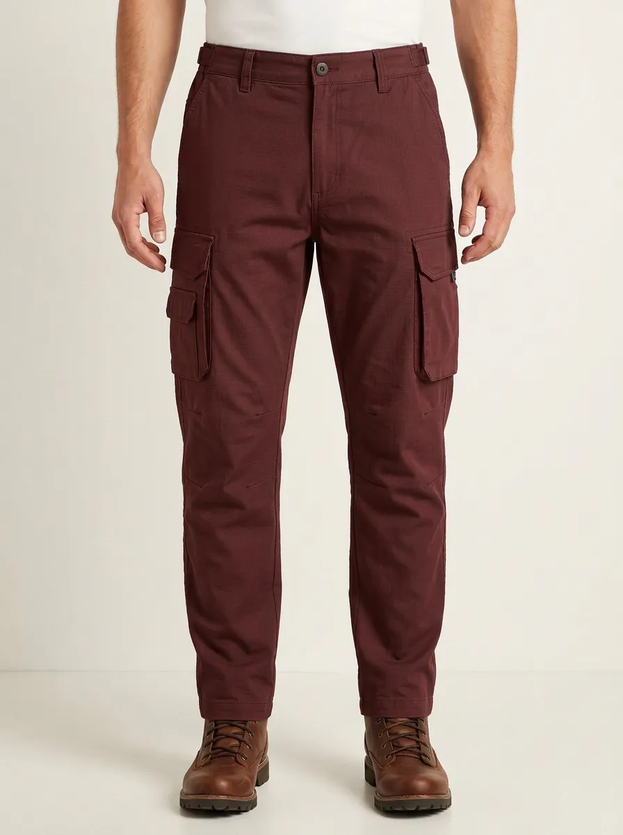Men's Tactical Outdoor Grey Multi-Pocket Cargo Pants