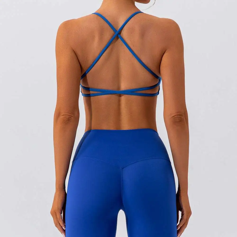 Quick-Dry Backless Bra and Leggings Active Set