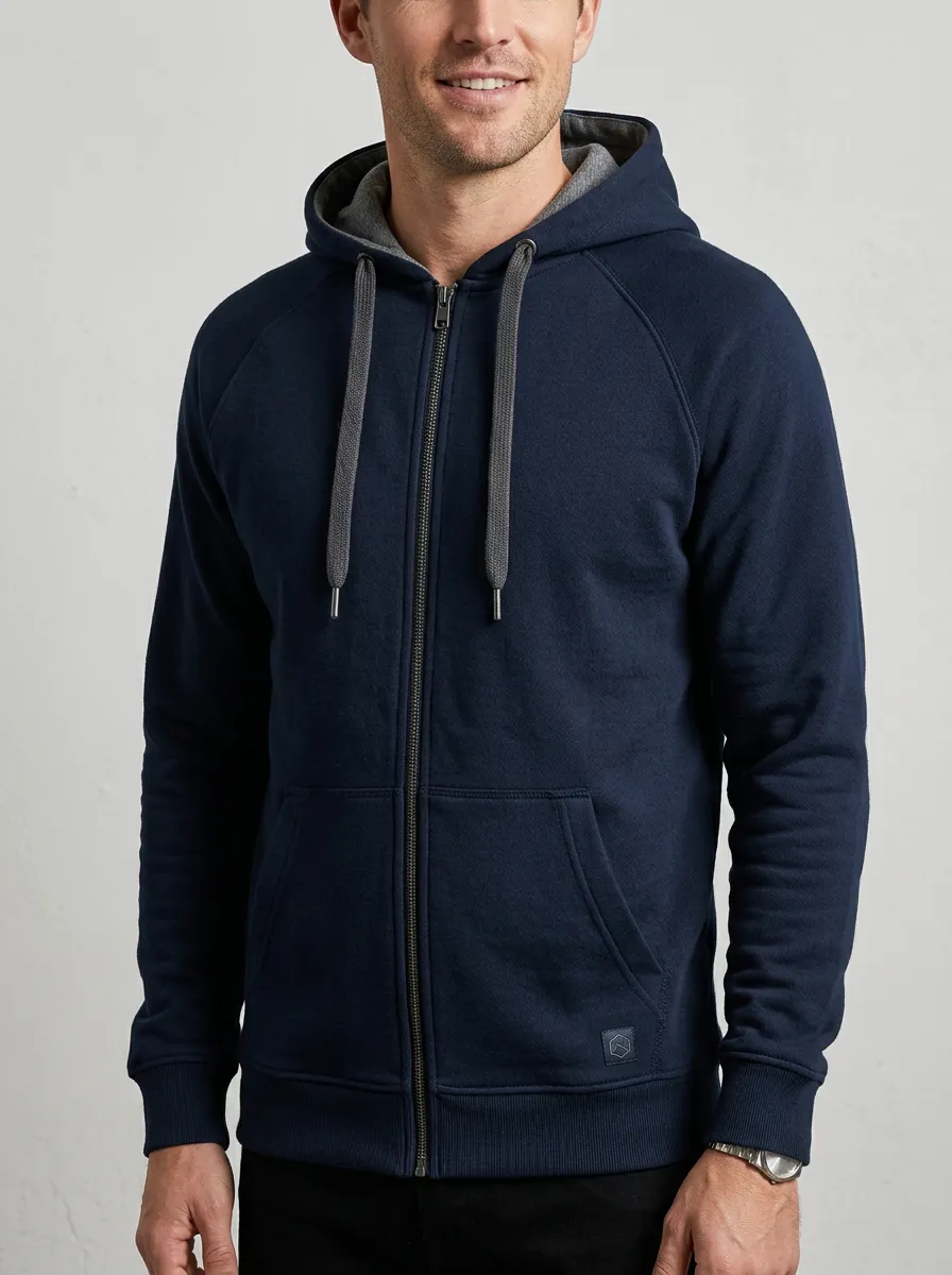 Active Zip-Up Hooded Collection Men's Sport Jacket