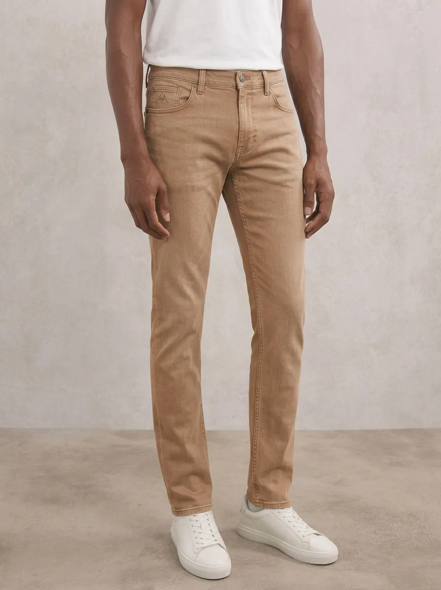 Men's Streamlined Weekend Casual Wear Stretch Denim Jeans